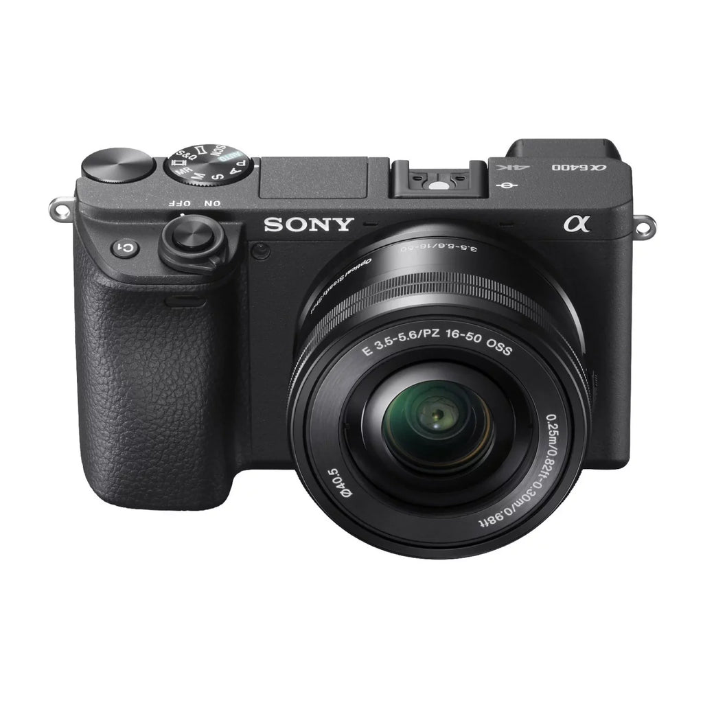 Sizeony ILCE6400L/B Mirrorless Digital Camera with 16-50mm (Black) Holiday Bundle