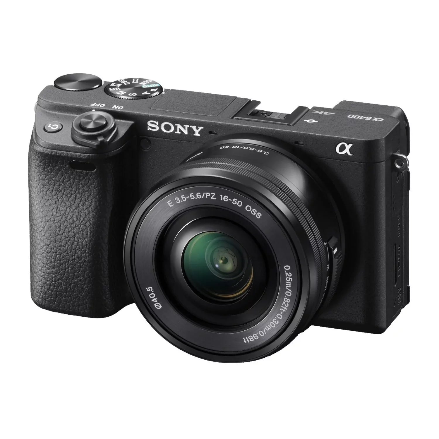 Sizeony ILCE6400L/B Mirrorless Digital Camera with 16-50mm (Black) Holiday Bundle