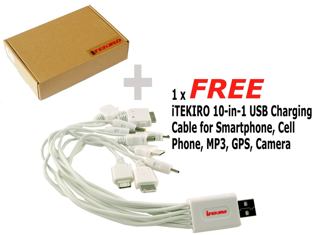 iTEKIRO 65W AC Adapter for Lenovo Ideapad 100Size 80R900BYCF, 100Size 80R900C0CF, 100Size 80R900FYUSize, 110, 110-14IBR 80T6 14", 110 80T6000WUSize, 110 80T6000XUSize, 110 80T60020CF