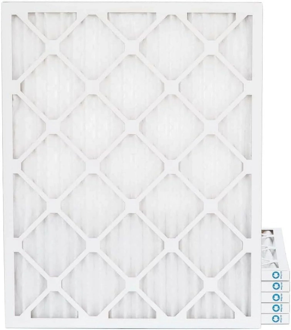 20X24x1 MERV 11, MPR 1000 Pleated Furne 1" Air Filters By Pamlico. 6 Pk. Ext Sizeize: 19-1/2 X 23-1/2 X 3/4