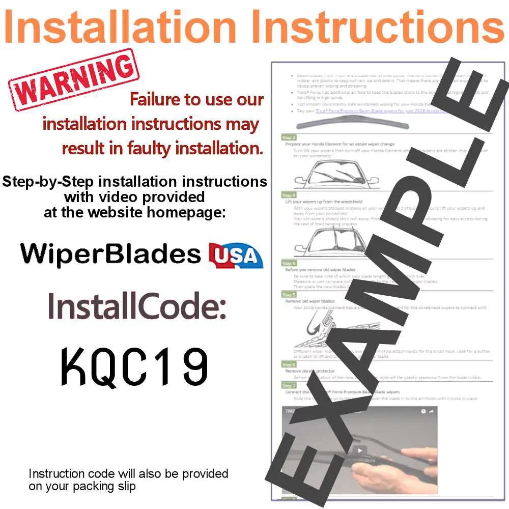 2018 Porsche Macan Beam Blade Wipers (Sizeet of 3) w/Rear Wiper