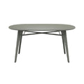Modern Oval Dining Table with Minimalist Design and Sturdy Legs