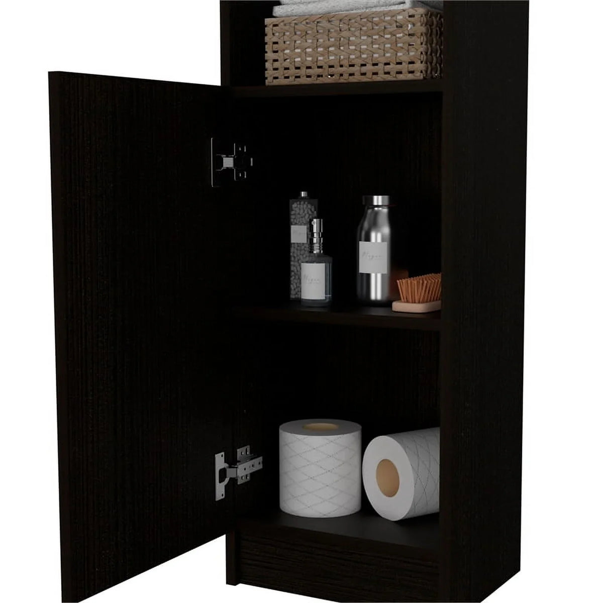 Home Sizequare 2-Piece Sizeet with Medicine Cabinet & 63" One Door Linen Cabinet