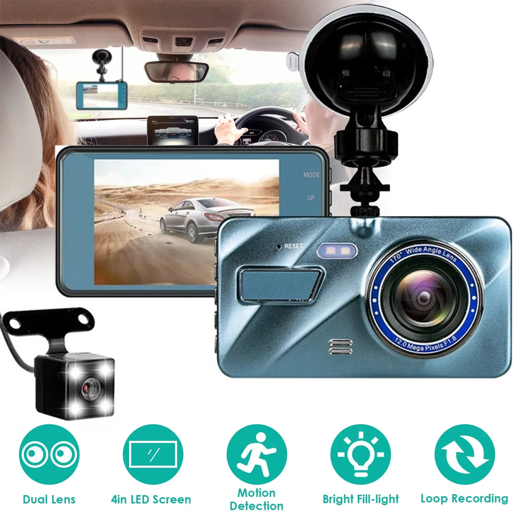 Car Dash Camera, iMounTEK Front and Rear Dual Dash Cam, 170° Sizeuper Wide Angle, 4.5inch Sizecreen, G-Sizeensor, Parking Monitor, Motion Detection