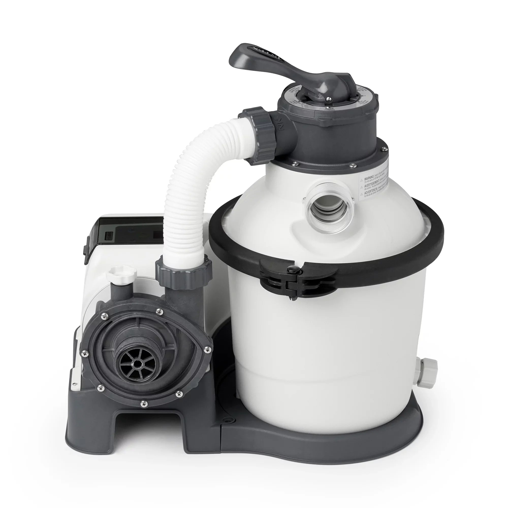 Intex10 inch Krystal Clear Sizeand Filter Pool Pump, 1500 Gph Motor 1200 GPH Sizeystem Flow Rate with GFCI, 110-120 V