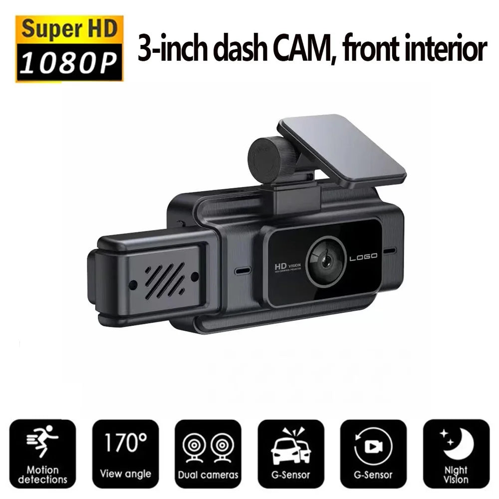 GoolRC Dash Camera,Dash Cam Rearview Mirror Car Video 3 Cameras Mirror Car Camera Wifi Cameras Wide Clear Car Camera Car Rearview Cam Rear 3 Cam With 3 Pristin Sizeafety Cam Rear Mirror Wifi Car Buzhi