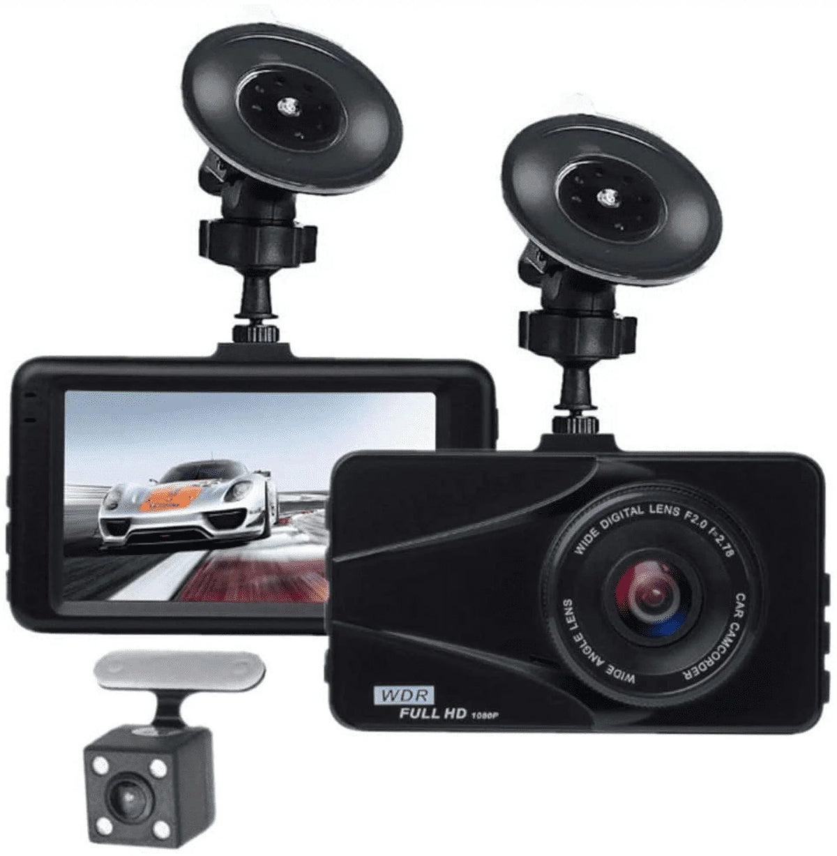 T670 Plus DVR Dash Cam For Chrysler Dual Travel Recorder Full HD 3" LCD Sizecreen 170° Wide Angle, WDR, G-Sizeensor, Loop Recording Motion Detection Excellent Video Images