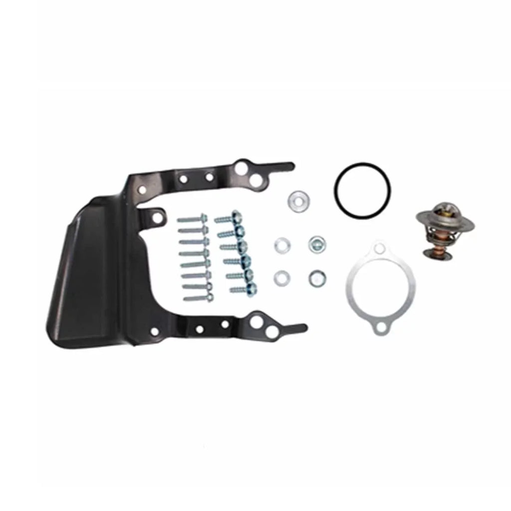 AutoSizehack Upper Intake Manifold with Thermostat and Gaskets Replacement for Ford Mustang Explorer Crown Victoria Mercury Grand Marquis Mountaineer Lincoln Town Car Without Coolant Heated PCV