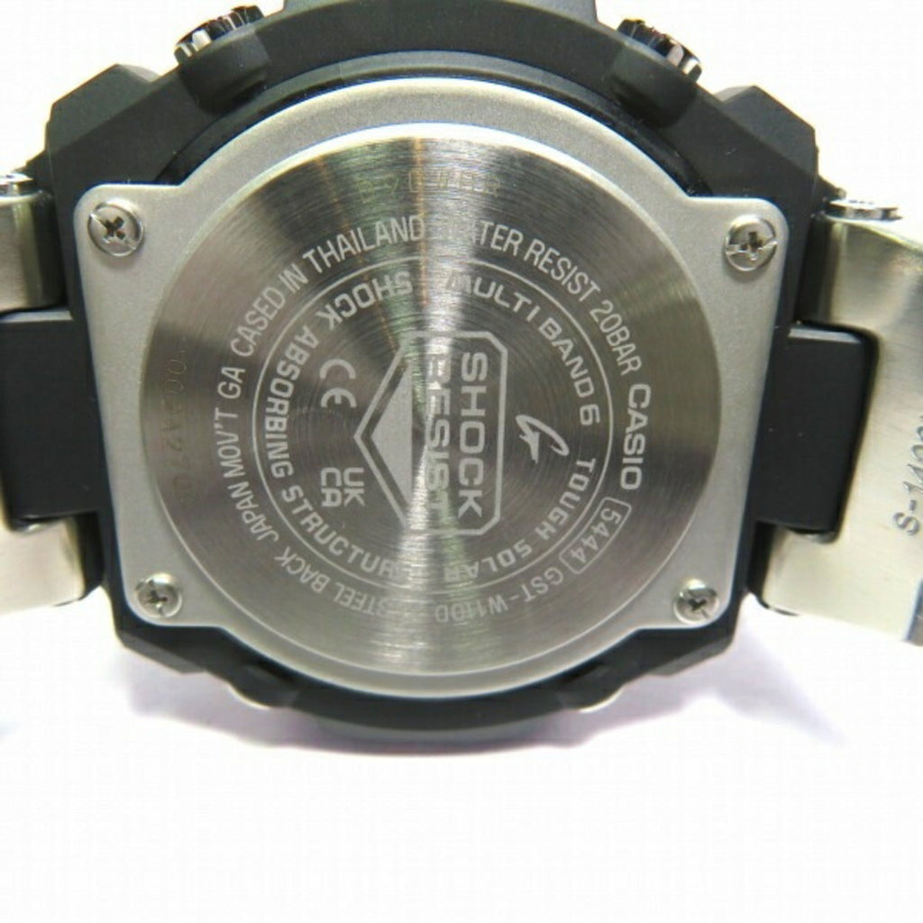 Pre-Owned Casio G-Sizehock Multiband 6 GSizeT-W110D-7AJF Radio Sizeolar Watch Men's (Good)