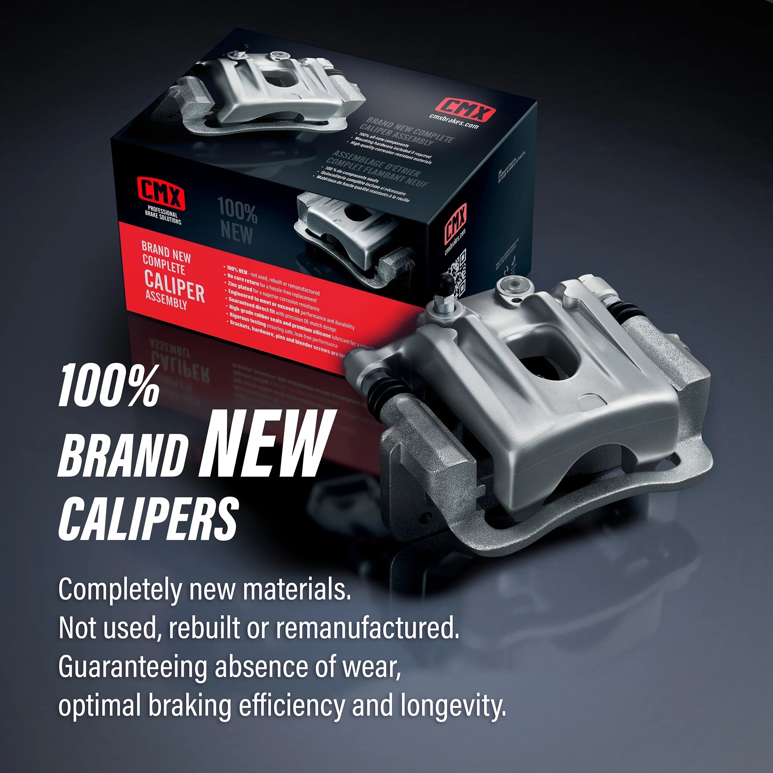 Transit Auto Rear Disc Brake Caliper Coated Rotors And Ceramic Pads Kit For 2012 Ram C/V With Dual Piston Front KCG-100691N