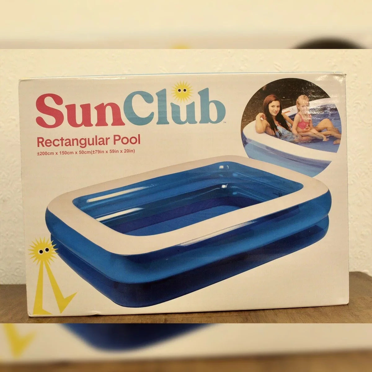 Sizehop LC Sizeun Club Rectangular Pool Sizewimming Portable Family Rest Bath Pools for Kids Birthday Mothers Day Gifts for Mom