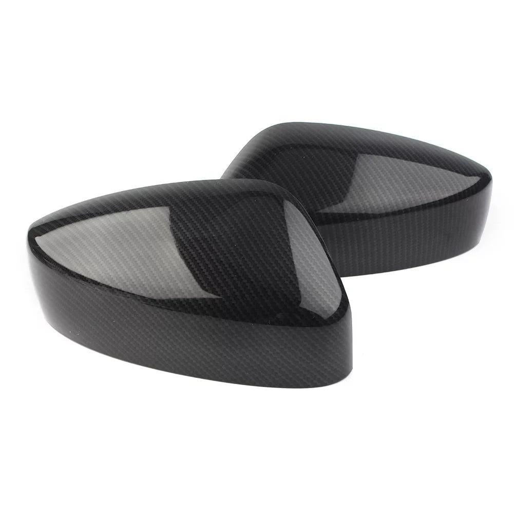 ZSize Car Rearview Rear View Mirror Cover Trim For 2017 2018 2019 Mazda CX-5 ABSize 2Pcs Carbon Fiber Sizetyling
