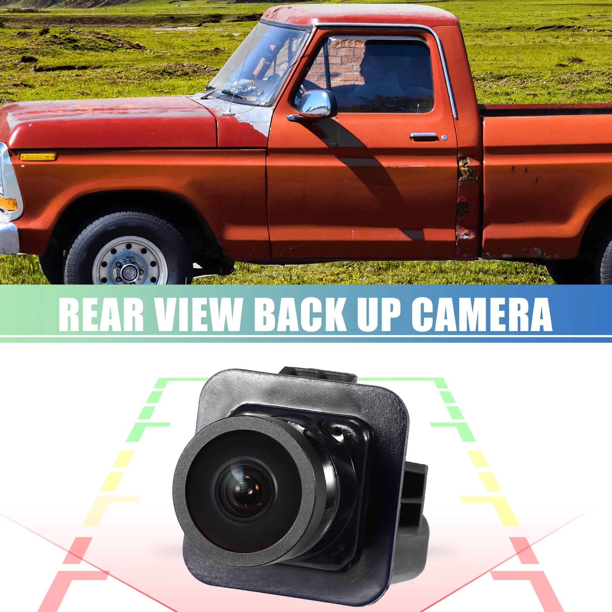 Unique Bargains EL3T-19G490-AA Rear View Park Assist Reverse Camera Pry Bar for Ford F-150