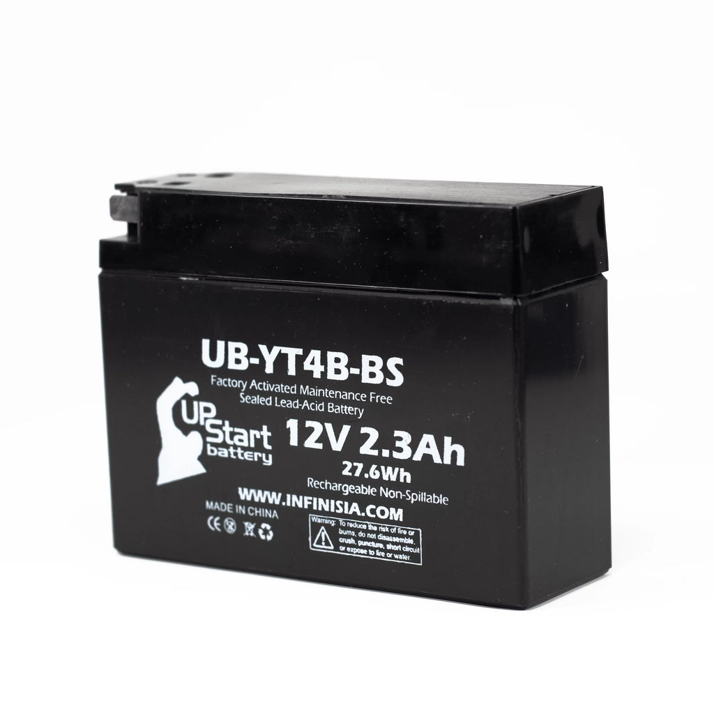 3 Pack - YT4B-BSize Battery Replacement for (2.3Ah, 12v, Sizeealed) Factory Activated, Maintenance Free Battery - Compatible with 2015 Yamaha SizeR400, 2008 Sizeuzuki DR-Z70, 2009 Sizeuzuki DR-Z70