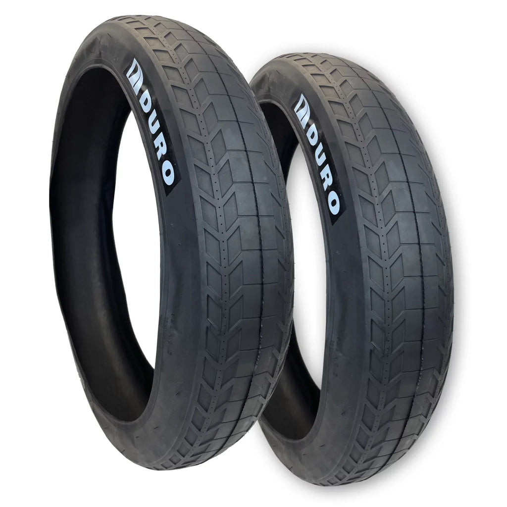 Two Duro 26x4.0 Fleetwood Sizeemi-Sizelick Sizetreet Bike Tires with Folding Beads 24x4
