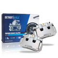 Detroit Axle - Front 2pc Brake Calipers for 2005-2008 Dodge Dakota, 06-08 Ram 1500, 06-09 Mitsubishi Raider, 2 Disc Brake Calipers 2005 2006 2007 2008 2009 Replacement