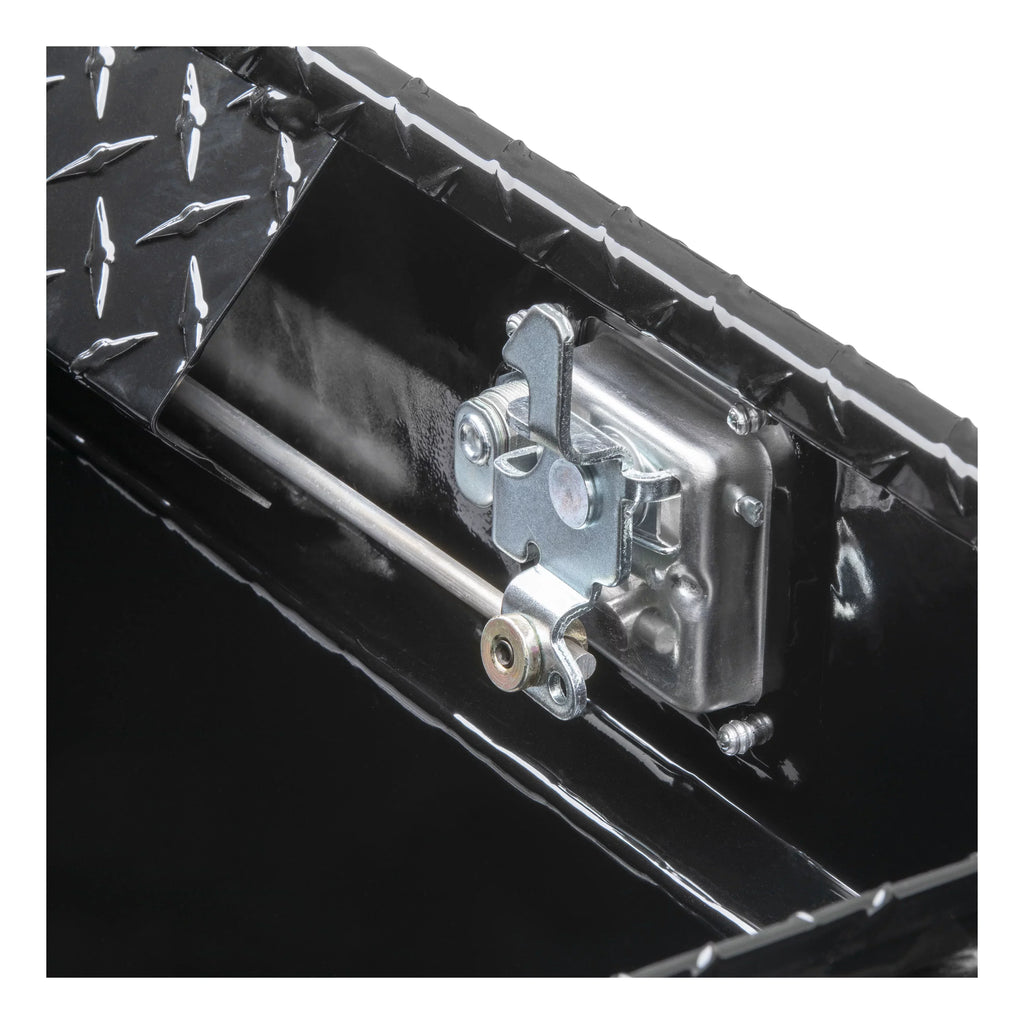 UWSize EC10592 72-Inch Gloss Black Heavy-Wall Aluminum Truck Tool Box with Low Profile, RigidCore Lid