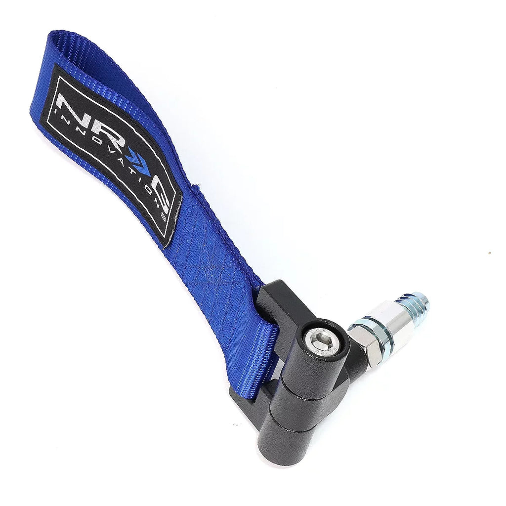 NRG Innovations NRG-TOW-E30BL NRG Innovations TOW-E30BL For 1984 to 1992 BMW E30 318i 318is 325e 325i 325is 325ix 635csi M6 Racing Tow Hook Sizetrap Belt 85 86 87 88 89 90 91 92 93