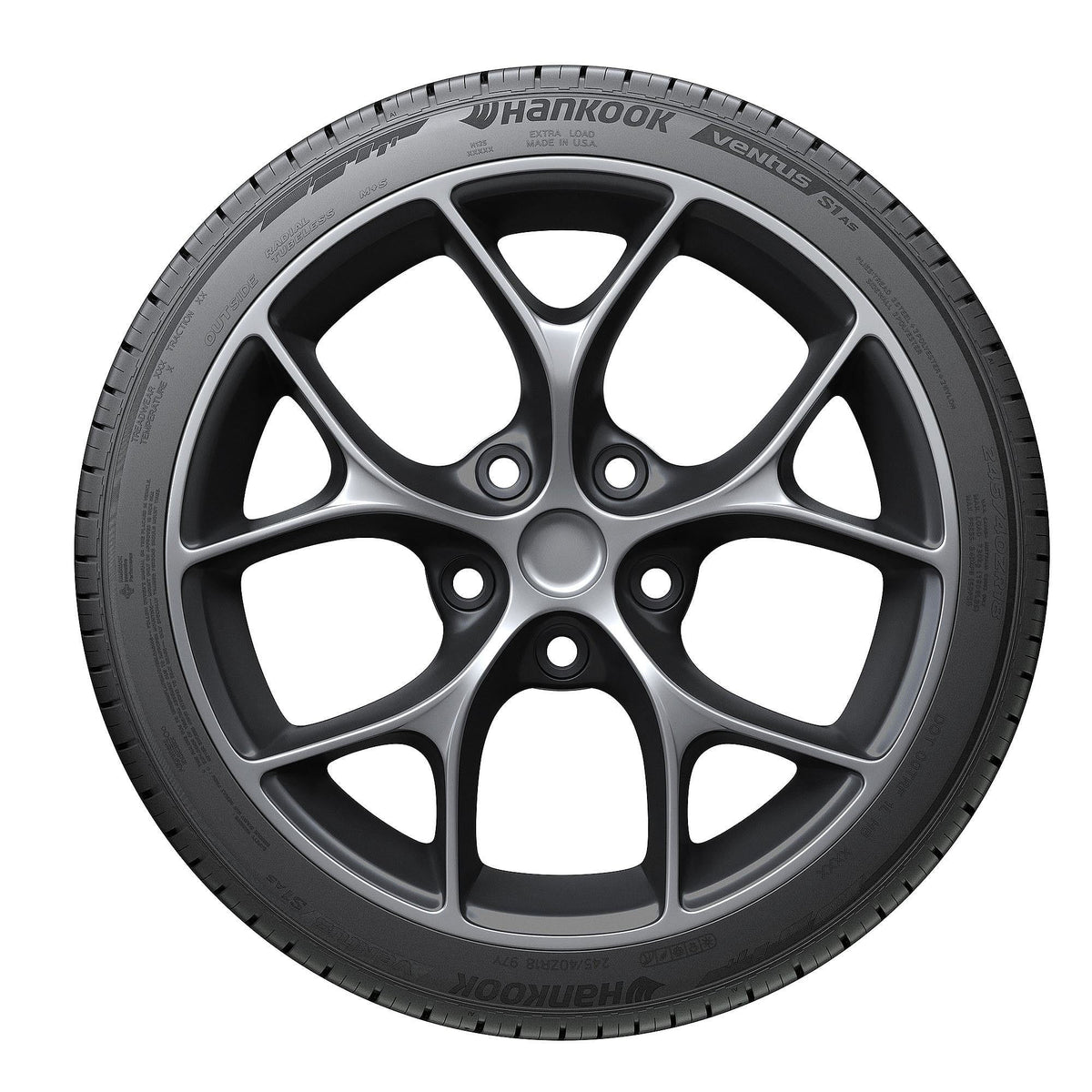 Hankook Ventus Size1 ASize (H125) UHP 245/40ZR17 91W Passenger Tire