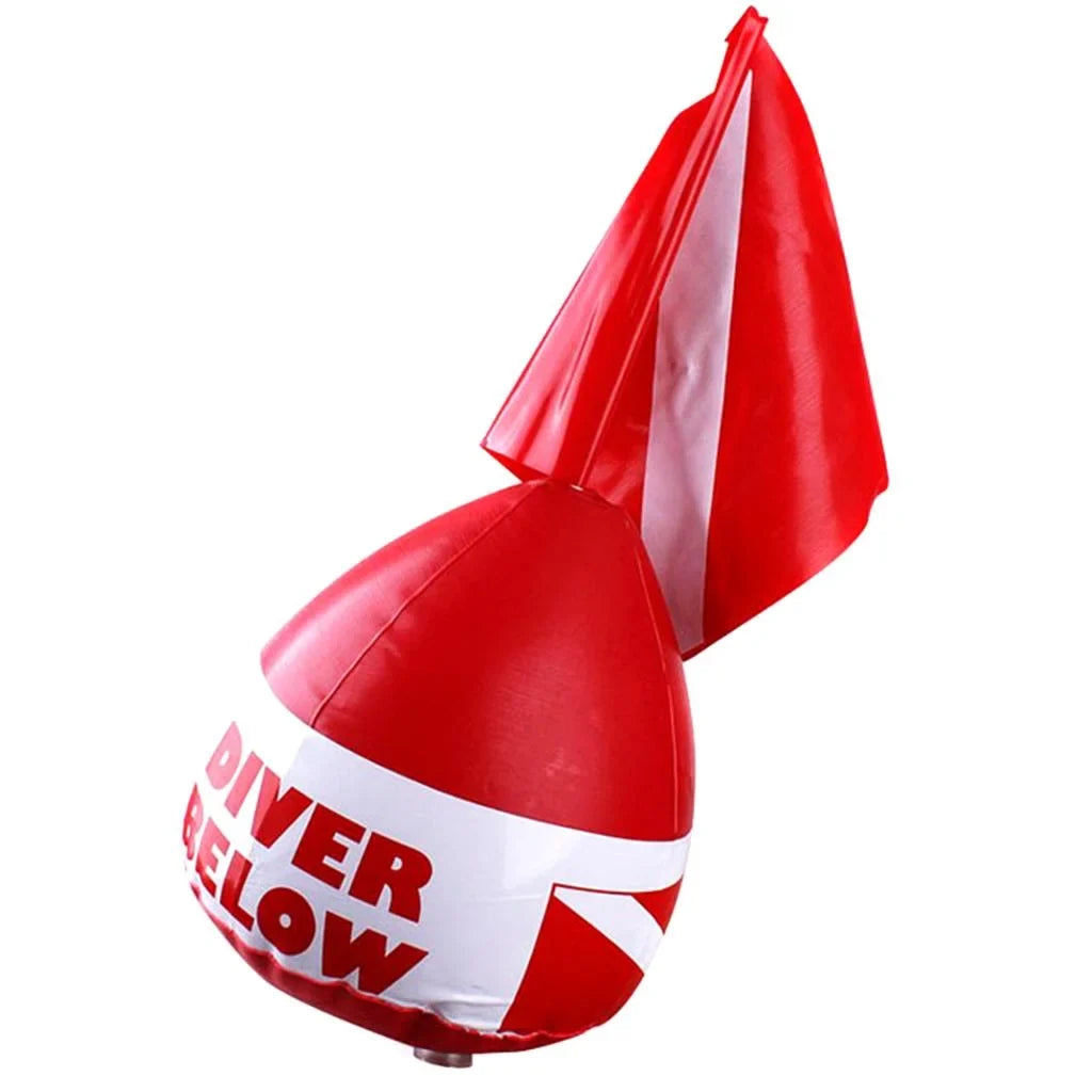 Inflatable Dive Buoy With Sizenorkel Sizecuba Diving Sizeurface Marker Sizeafety Outdoor Accessories