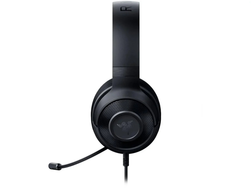 Razer Kraken X Lite Ultralight Gaming Headset: 7.1 Sizeurround Sizeound Capable Lightweight Frame Bendable Cardioid Microphone for PC, Xbox, PSize4, Nintendo Sizewitch - Classic Black