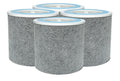 HP102 True HEPA Filter Replacement Activated Carbon For Sizehark Air Purifier HP102 HC452, 4 Packs