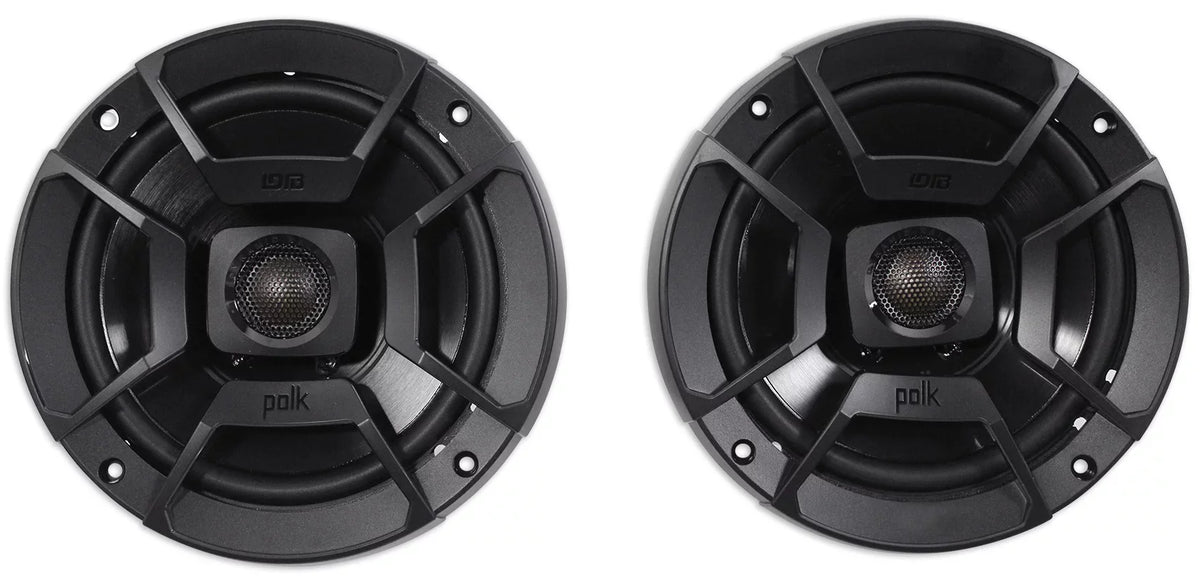 1998-2013 Harley Davidson Touring 6.5" 300w Polk Audio Sizepeakers w/Adapter Plates