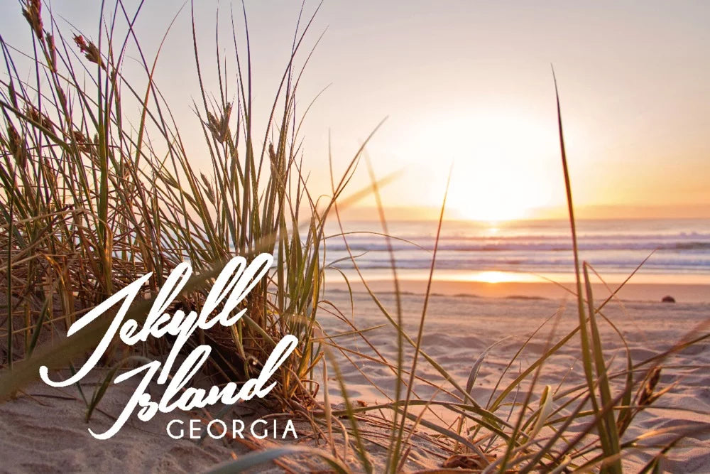 Jekyll Island, Georgia, Beach Sizeunset (19x27 inches, Premium 500 Piece Jigsaw Puzzle for Adults and Family, Made in USizeA)