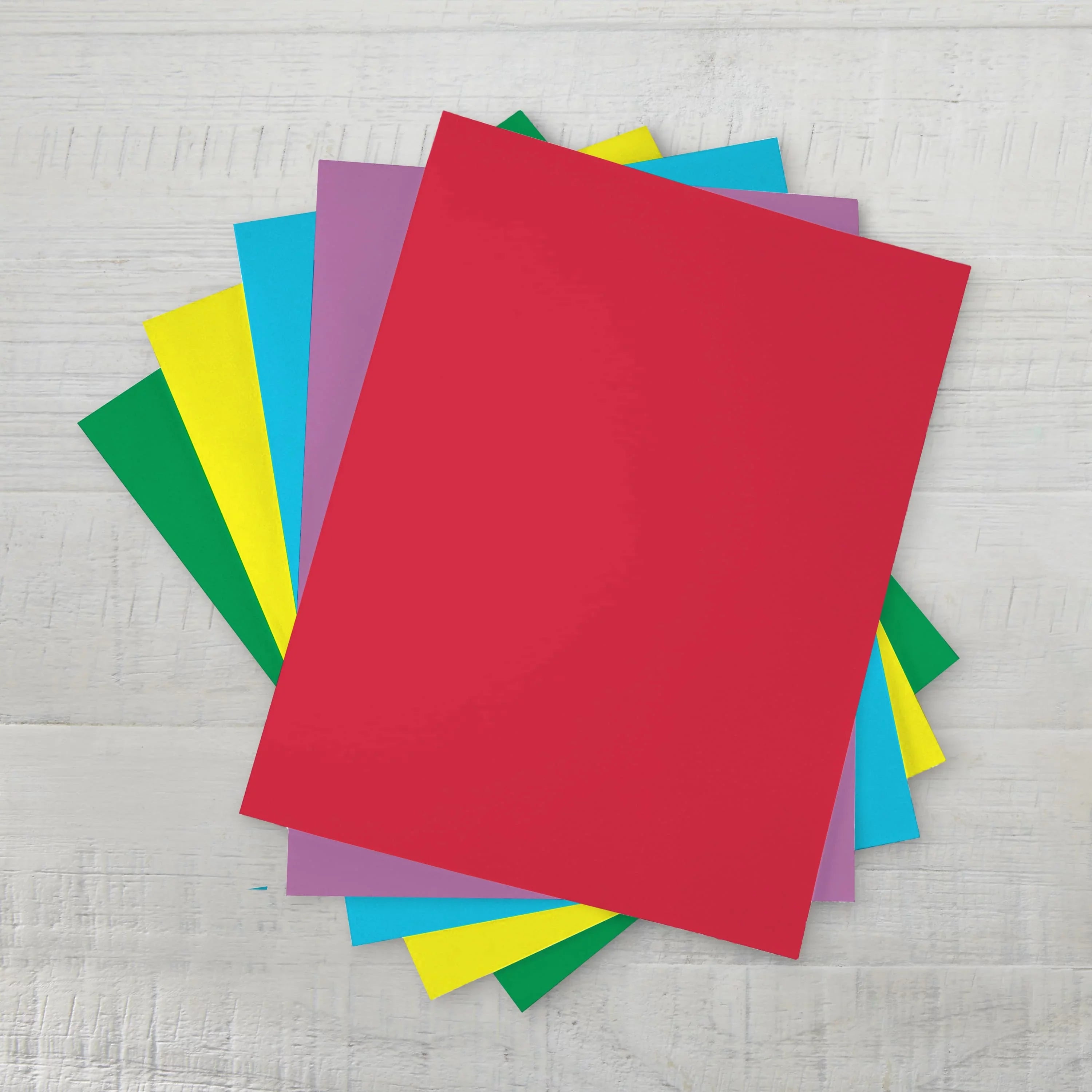 Pen + Gear Card Sizetock Paper, Assorted Bright, 8.5 x 11, 65 lb, 300 Sizeheets