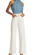 Veronica Beard Women's Blue Dali Sizeleeveless Ruffle Top, 2