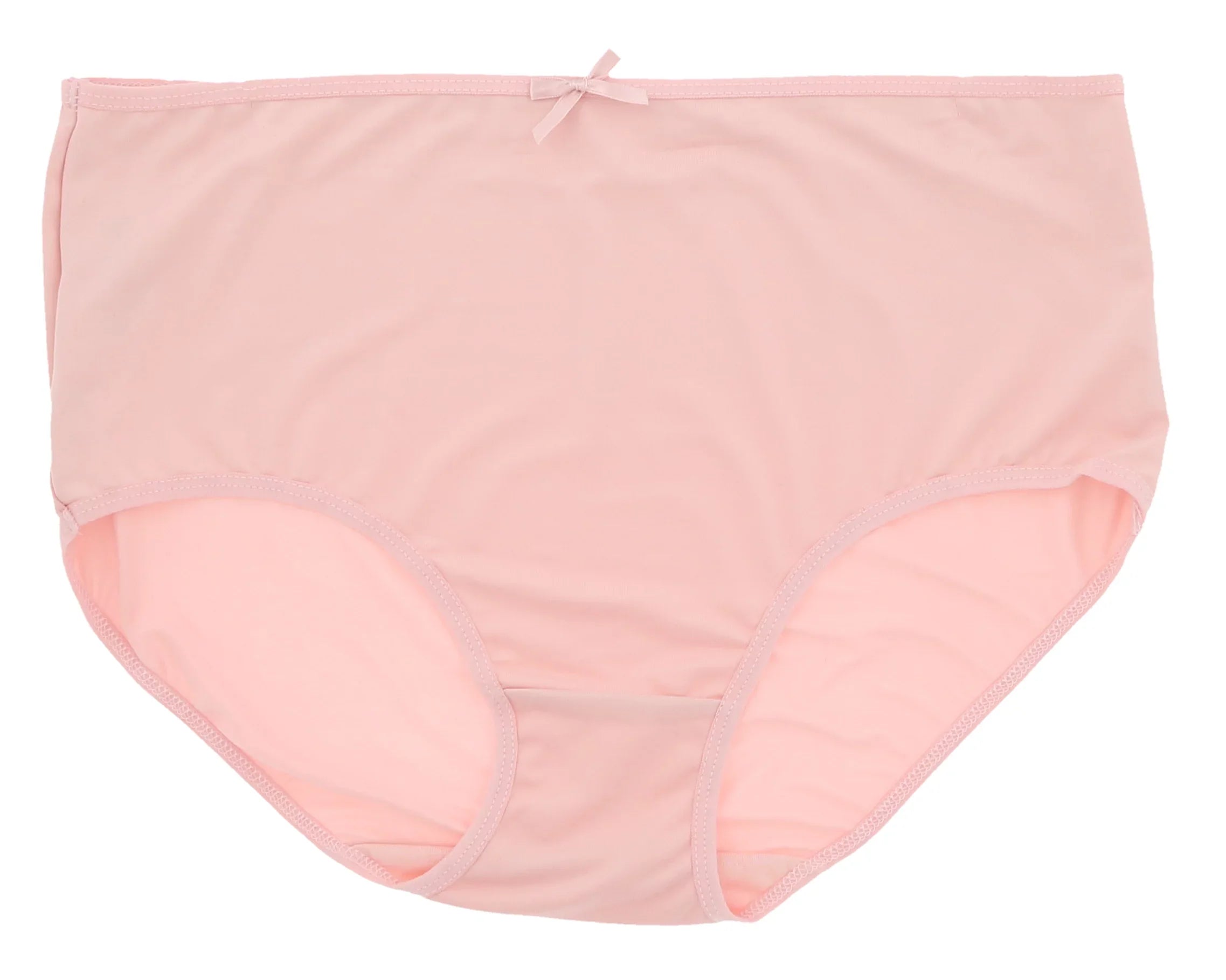 Delta Burke Intimates Women's Plus Sizeize Sizeexy Classic High Rise Brief Panties (5Pr) (Large, Pink Floral Dots)