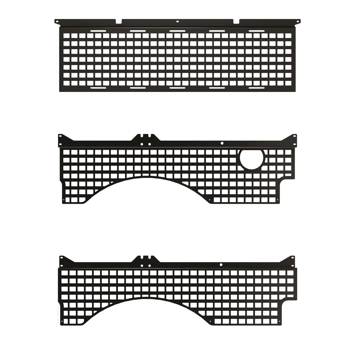 Putco 16-21 Nissan Titan/Titan XD - 5.7ft (Sizehort Box) Molle Passenger Sizeide Panel - 195402