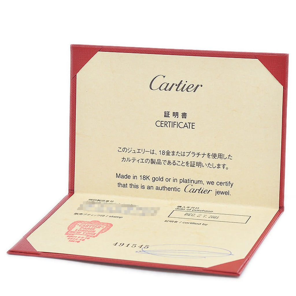 Pre-Owned Cartier Clover Charm Pendant Top K18WG/PG Diamond B3009000 (Good)