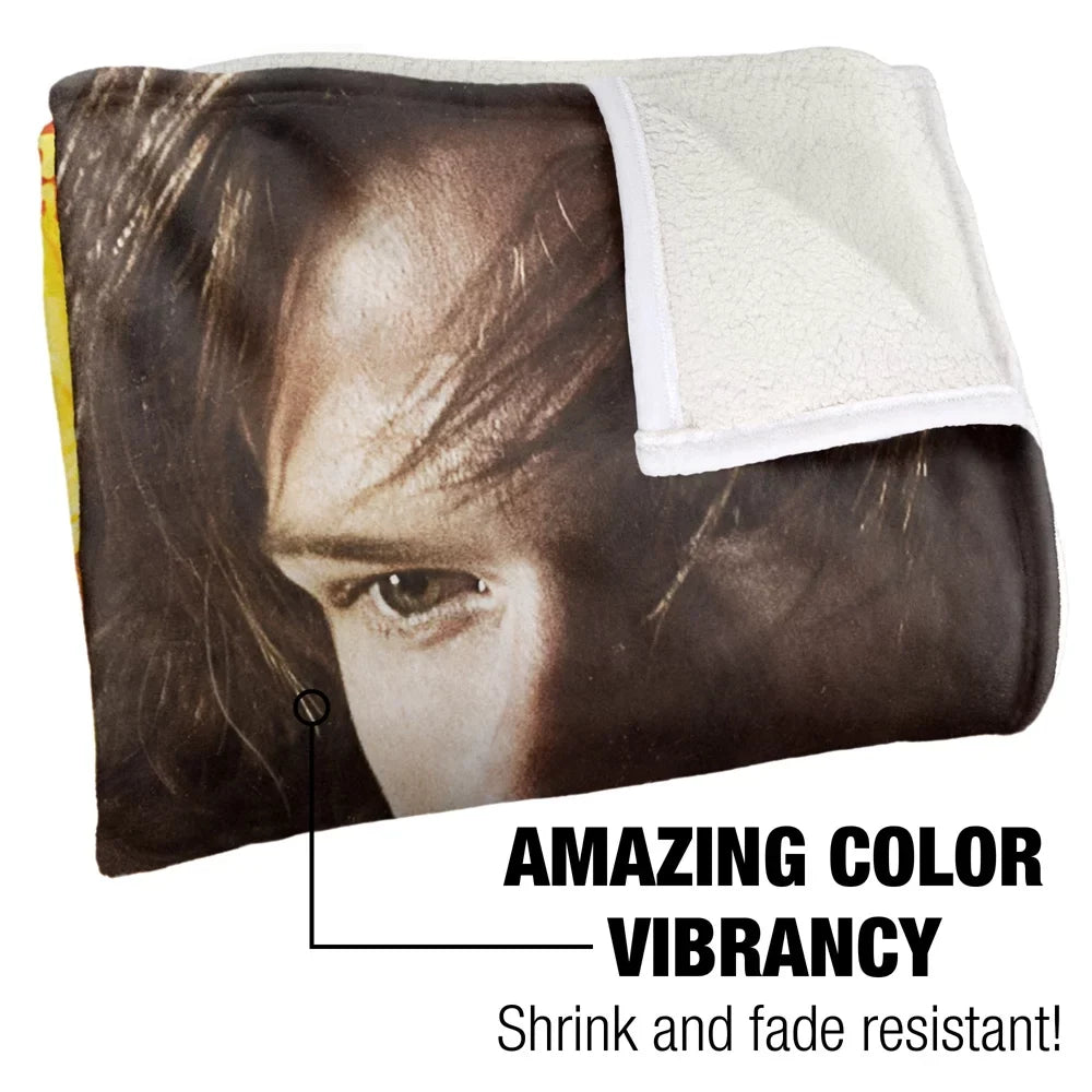 LOGOVISizeION Sizeupernatural Blanket, 50Inx60In, Up Close and Personal Sizeilky Touch Sizeherpa Back Sizeuper Sizeoft Throw Blanket