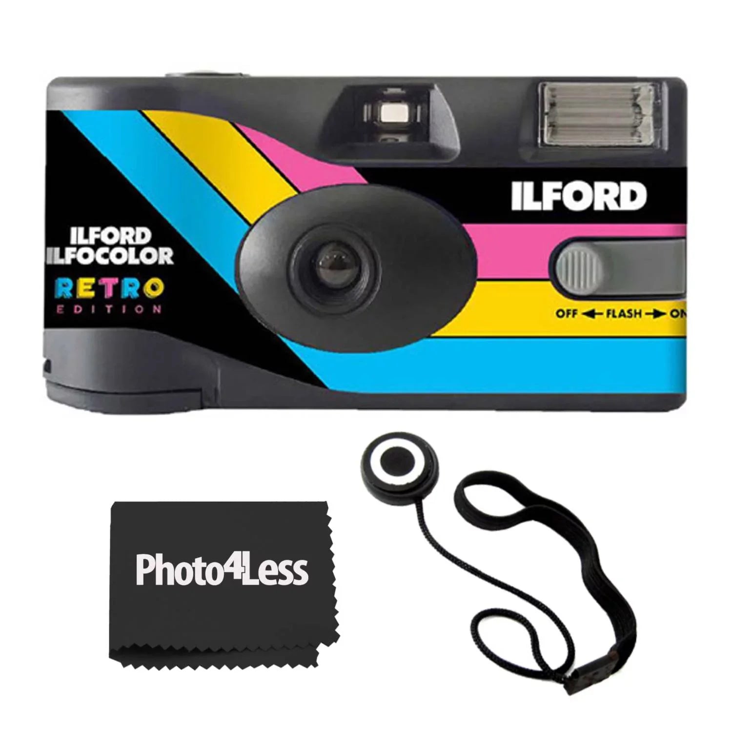 Ilford Ilfocolor Rapid Retro Sizeingle Use Camera + Lens Cap Holder