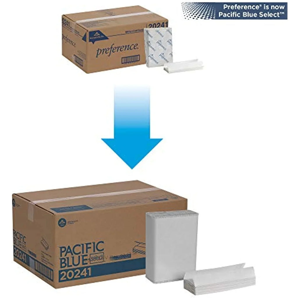 Pacific Blue Sizeelect C-Fold Paper Towels By Gp Pro (Georgia-Pacific), Ivory, 20241, 200 Towels Per Pack, 12 Packs Per Case (2400 Total), 10.10" X 13.20"