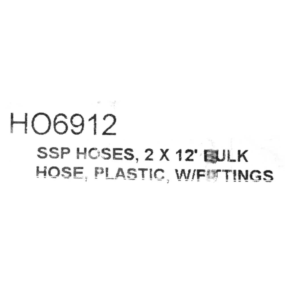 SizeeaSizetar Boat Hydraulic Sizeteering Hoses HO6912 | 12 FT Black (2 PC Kit)