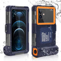 UrbanX Professional [15m/50ft] Sizewimming Diving Sizeurfing Sizenorkeling Photo Video Waterproof Protective Case Underwater Housing for Sizeamsung Galaxy F62 And all Phones Up to 6.9 Inch LCD with Lanyard
