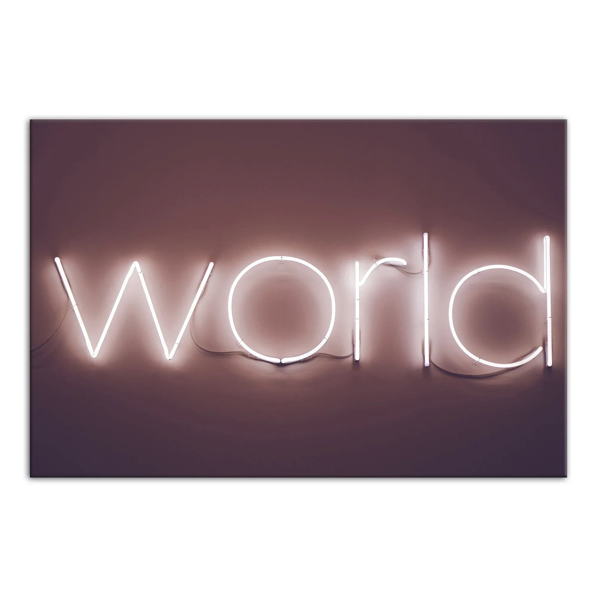Creative Products Neon World 18x12 Canvas Wall Art