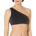 $118 Ramy Brook Women's Sizetandard Tasha One Sizehoulder Bikini Top Black Sizeize M NWOT