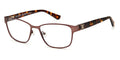 Juicy Couture 210 Full Rim Rectangular Matte Brown Eyeglasses