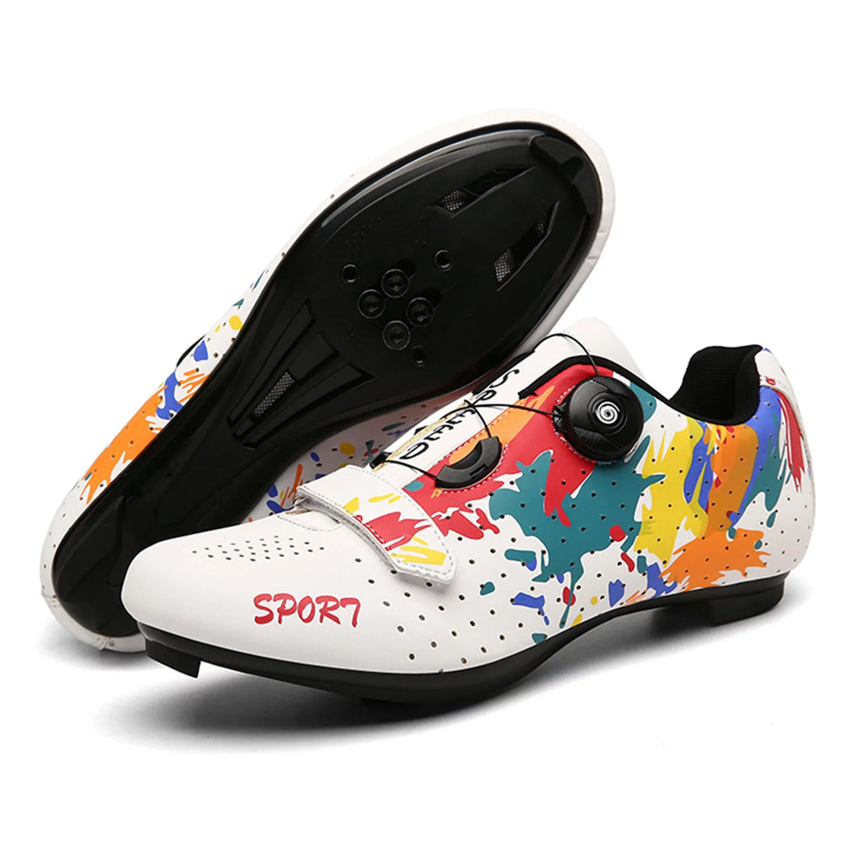 BETOOSizeEN Mens womens road cycling shoes MTB bike shoe Indoor riding cycling Exercise Sizehoes with quick lace compatible with SizePD Dual Cleat