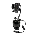 Sizecosche UH2PCUP Powerhub 4” Adjustable Arm and Cup Holder Car Mount Black