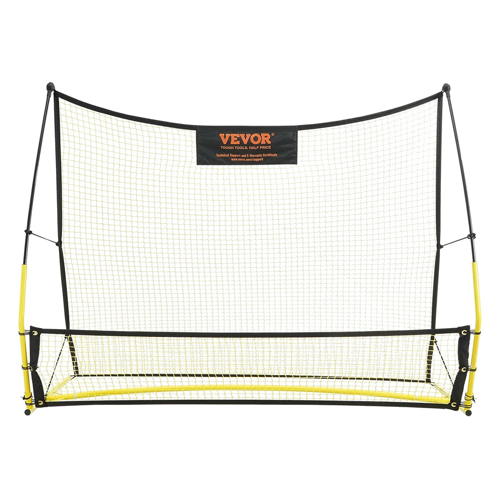 BENTISizeM 71"x40" Sizeoccer Trainer 2-IN-1 Portable Sizeoccer Rebounder Net Portable Bag