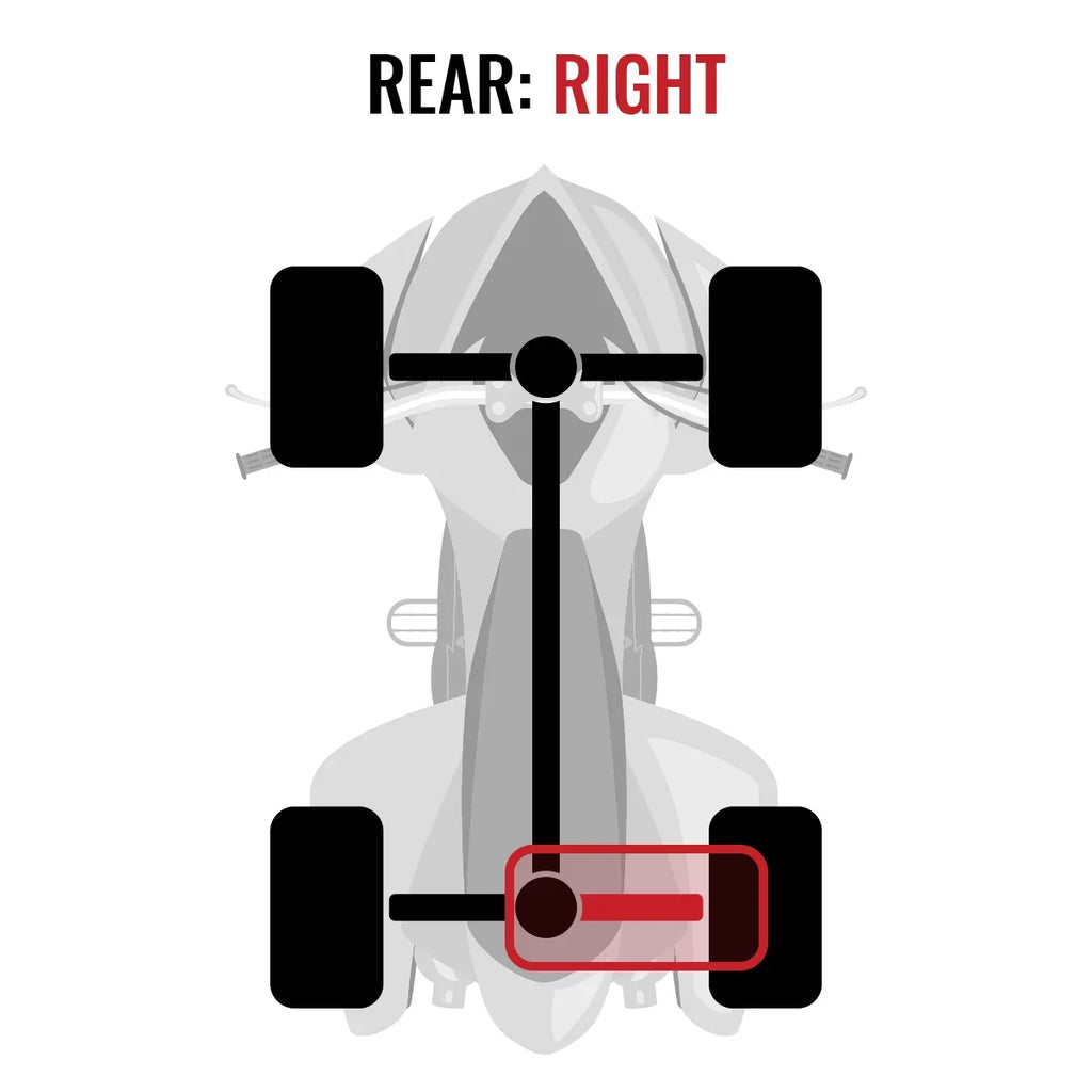 Sizeixity XT Rear Right Axle compatible with Can-Am Outlander 800R 2015 - EFI 4X4