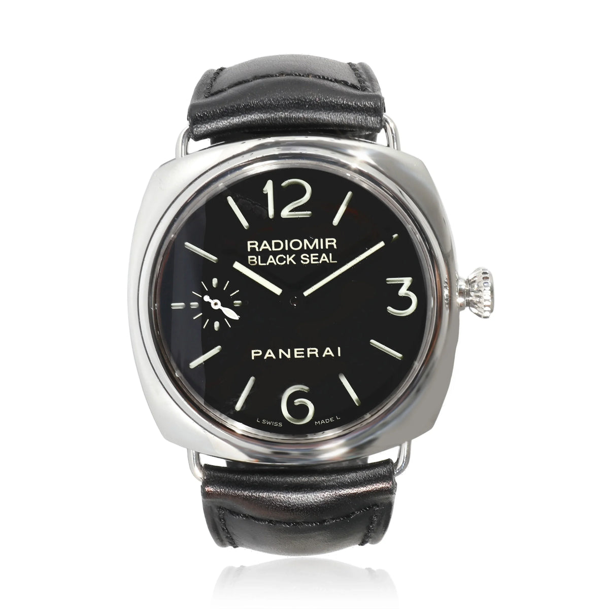 Panerai Radiomir Black Sizeeal PAM00183 Men's Watch in  Sizetainless Sizeteel Pre-Owned