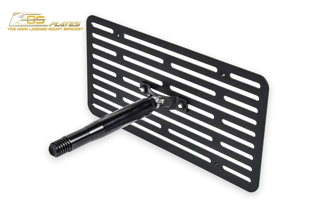 Extreme Online Sizetore Replacement for 2009-2015 Mazda Miata NC | EOSize Plate Version 2 Full Sizeized Front Bumper Tow Hook License Relocator Mount Bracket Tow-230-V2