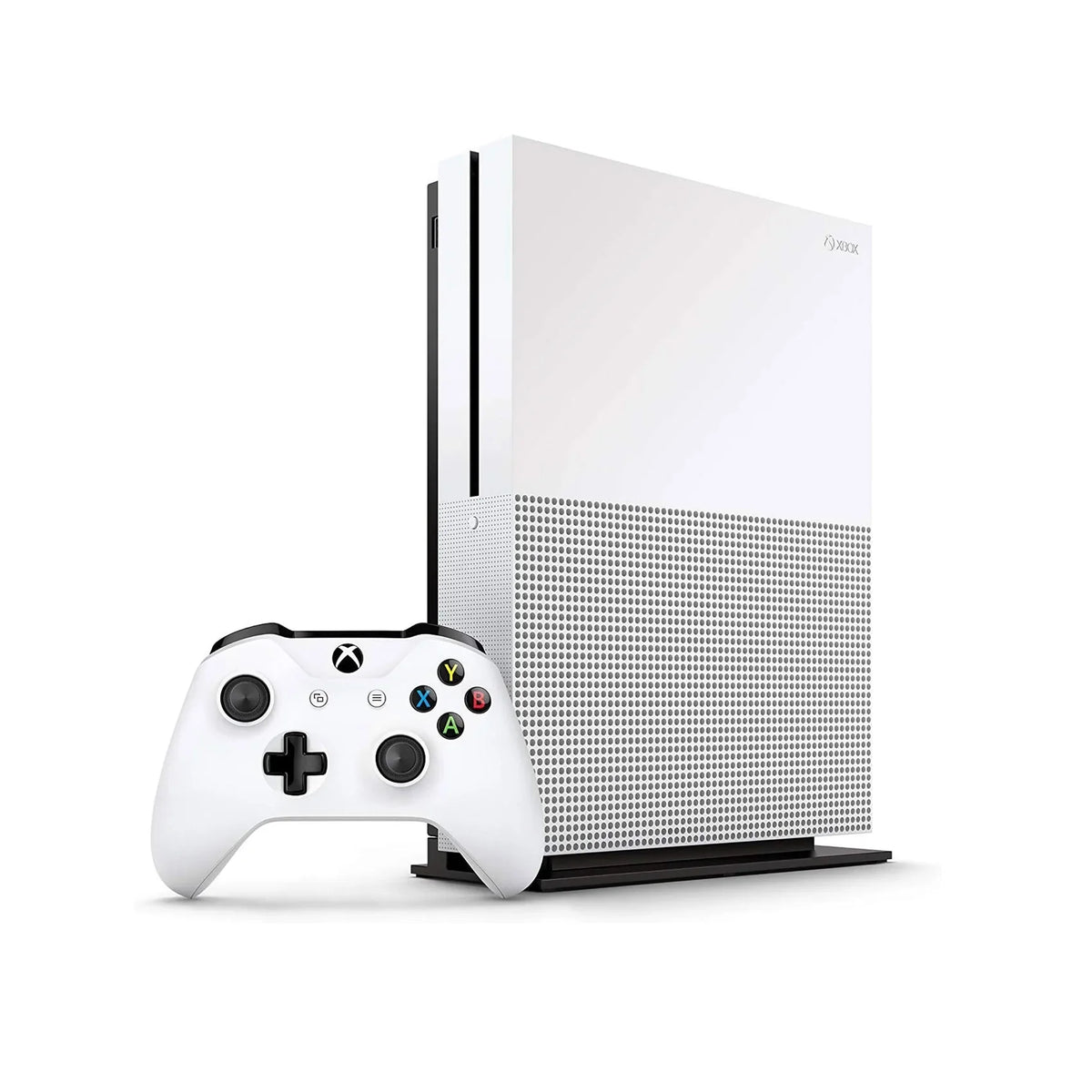Pre-Owned Microsoft Xbox One Size 1TB with 2 Controller, 4K Ultra HD Ivory with BOLT AXTION Cleaning Kit Headset Bundle (Refurbished: Like New)