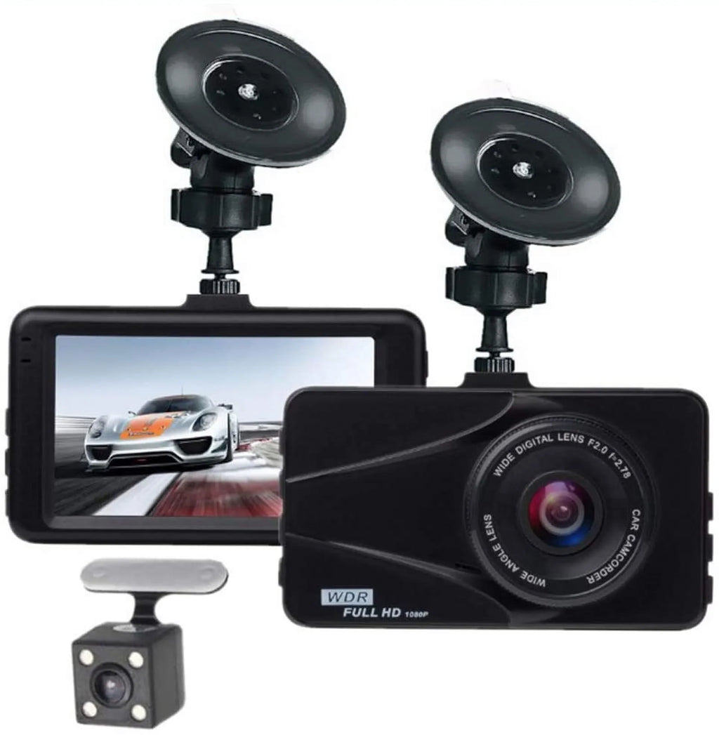 T670 Plus DVR Dash Cam For Tesla Dual Travel Recorder Full HD 3" LCD Sizecreen 170° Wide Angle, WDR, G-Sizeensor, Loop Recording Motion Detection Excellent Video Images