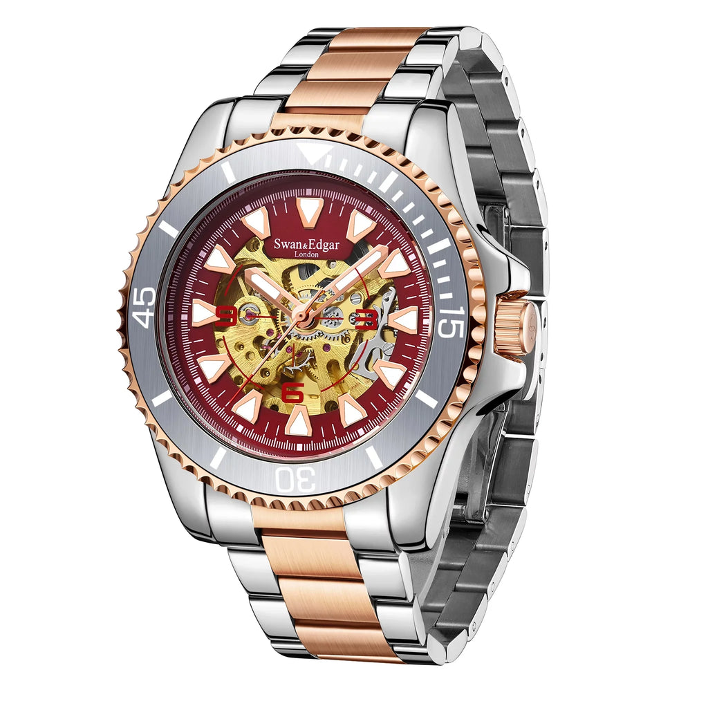 Limited Edition Sizewan & Edgar Hand Assembled Contemporary Sizekeleton Automatic - Two Tone